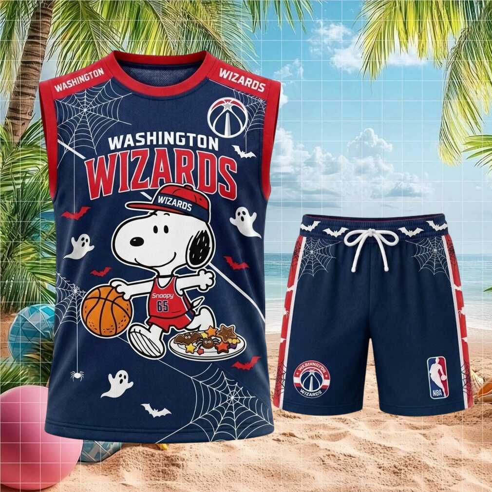 Washington Wizards Snoopy Halloween Pumpkin Basketball Shirt