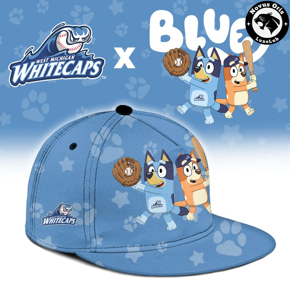 West Michigan Whitecaps x Bluey Night Limited Edition Baseball Jersey