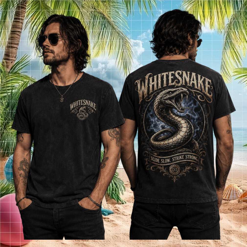 Whitesnake Slide Slow Strike Strong Snake Vintage Retro Fan Men Women Shirt - Limotees LLC