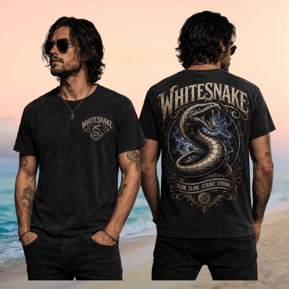 Whitesnake Slide Slow Strike Strong Snake Vintage Retro Fan Men Women Shirt - Limotees LLC