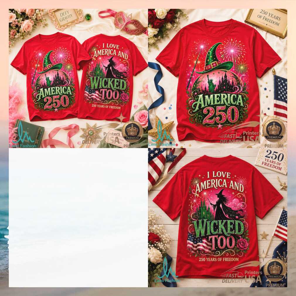Wicked Witch Statue Of Liberty 250 Years Of Freedom Fantasy Shirt - Limotees LLC
