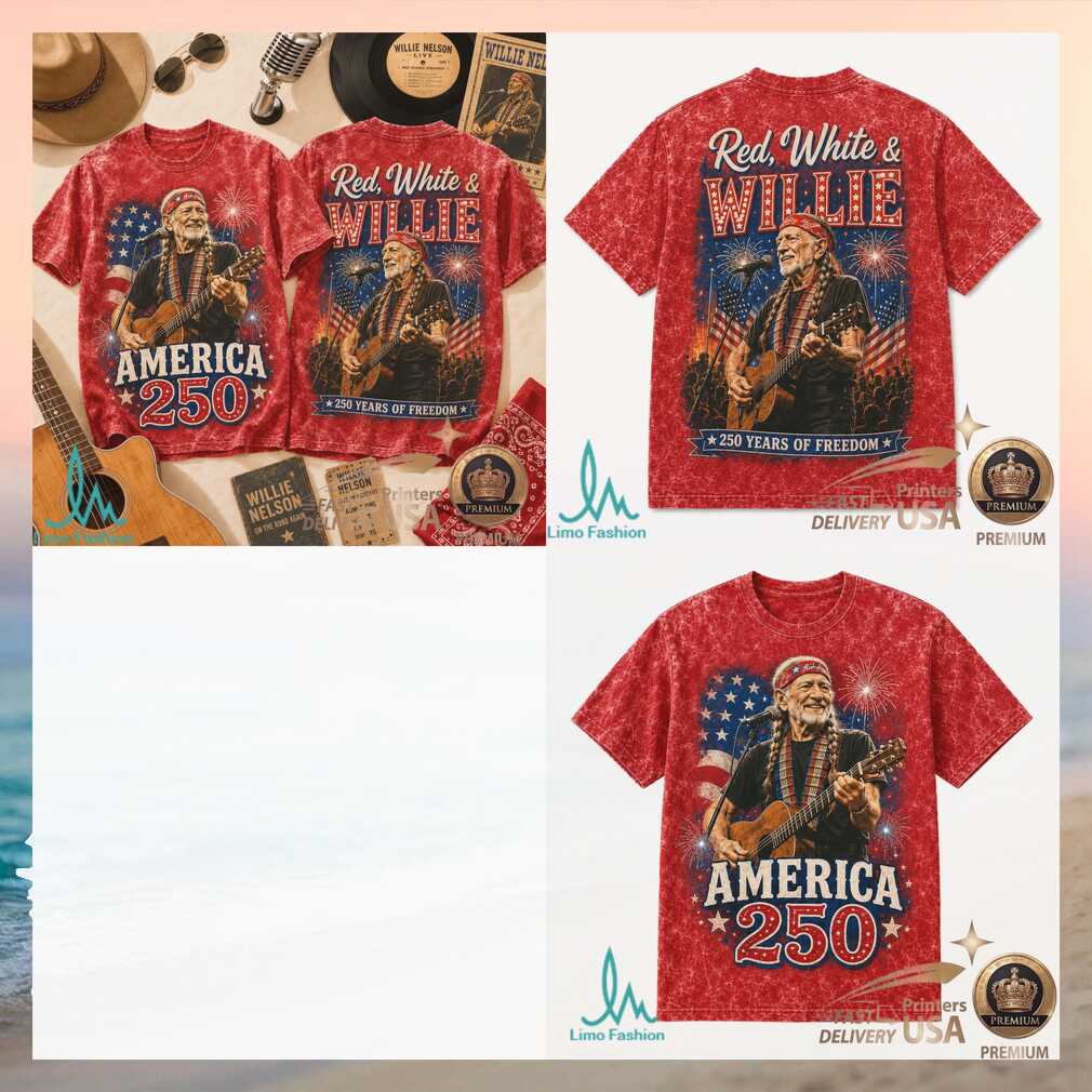 Willie Nelson America 250 Years Of Freedom Music Festival Shirt - Limotees LLC
