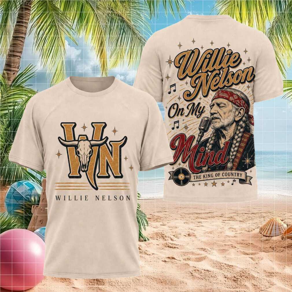 Willie Nelson King Of Country Music Legend Graphic Shirt - Limotees LLC