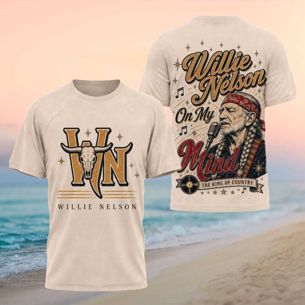 Willie Nelson King Of Country Music Legend Graphic Shirt - Limotees LLC