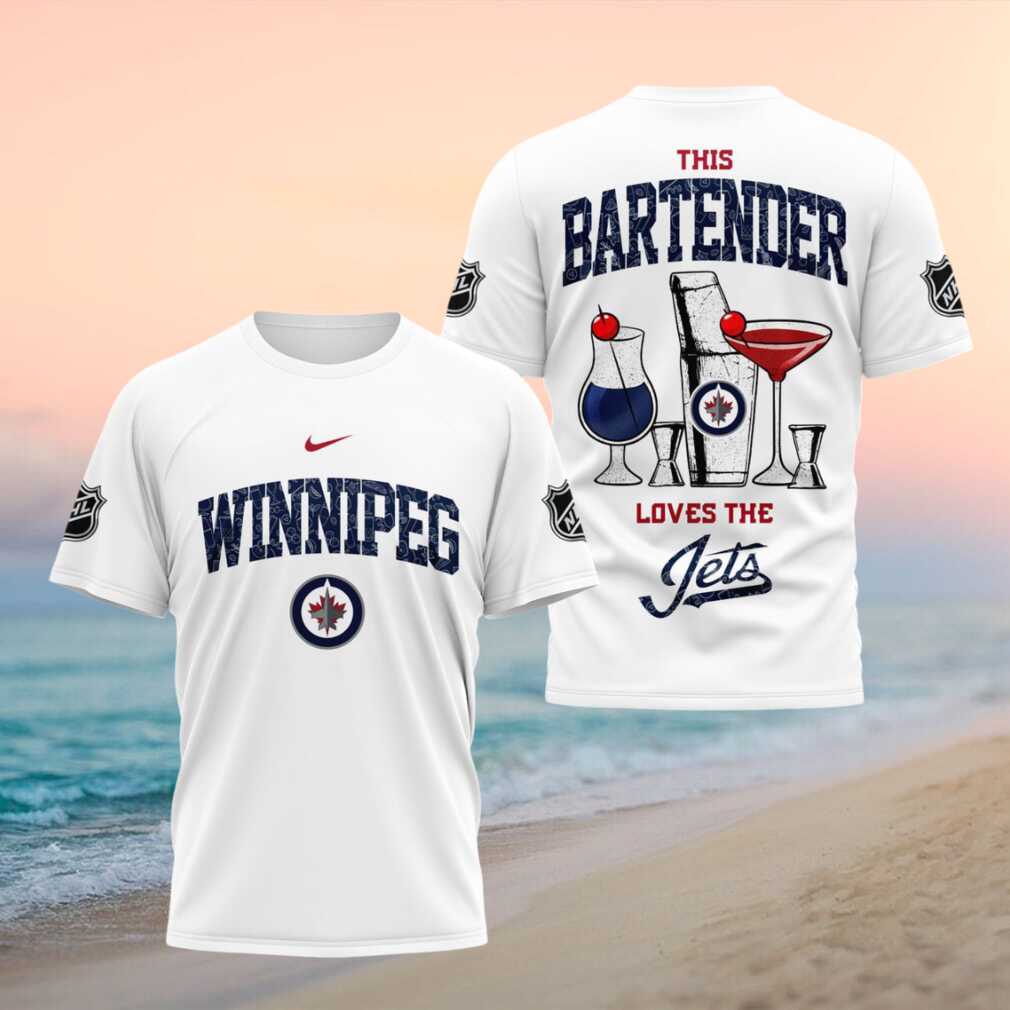 Winnipeg Jets Bartender Fan Hockey Graphic Shirt - Limotees LLC