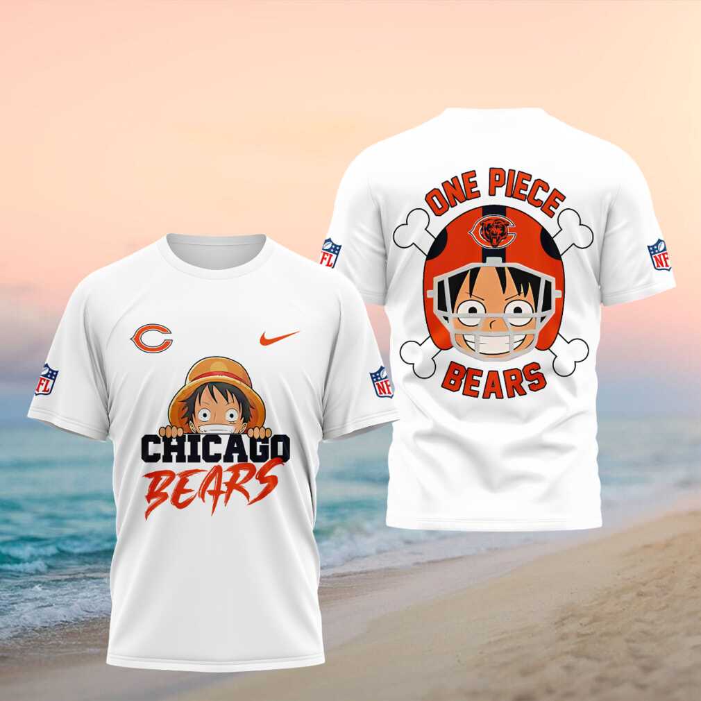 Chicago Bears Monkey Pirate Anime Manga Sports Fan Shirt