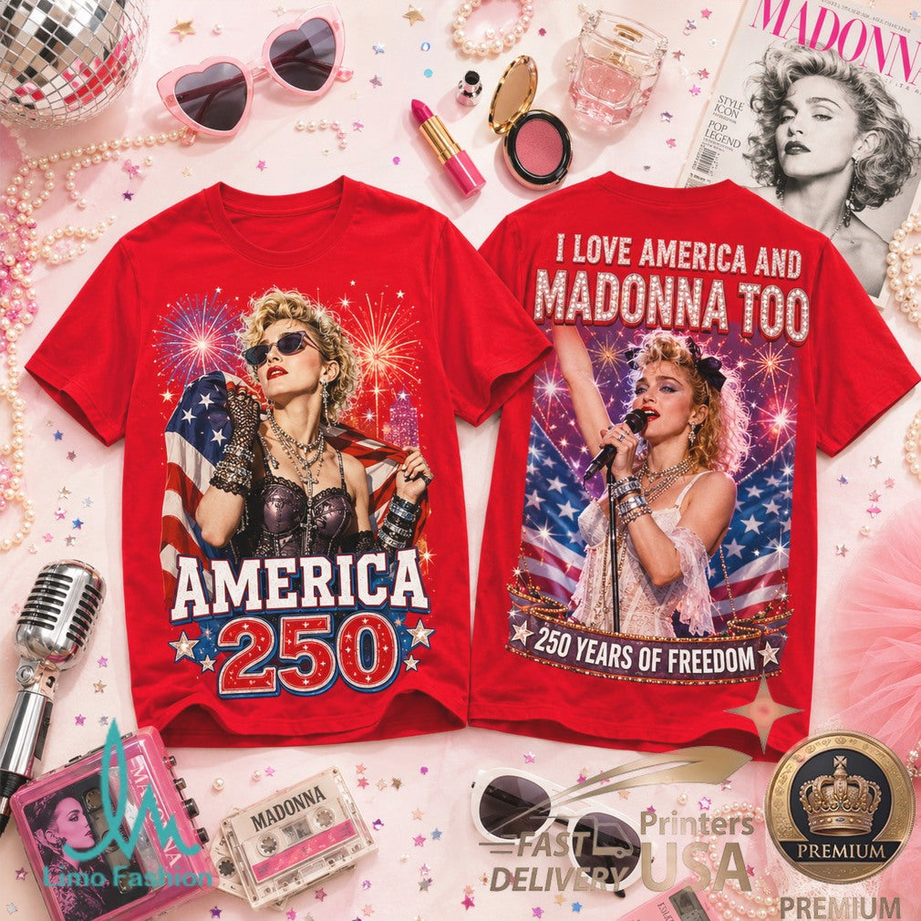 Justin Timberlake Taylor Swift Madonna America 250 Music Icon Shirt - Limotees LLC