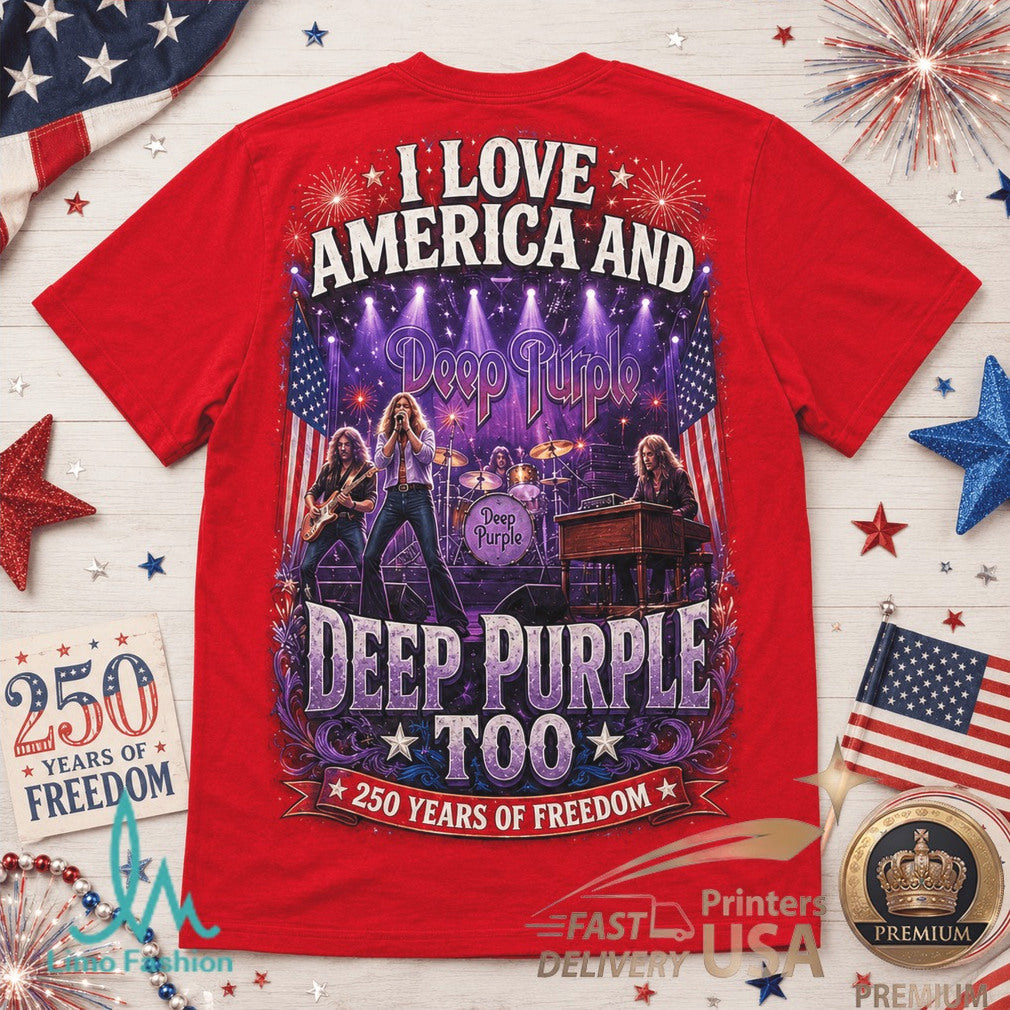 Deep Purple America 250 Years Of Freedom Rock Music Shirt - Limotees LLC