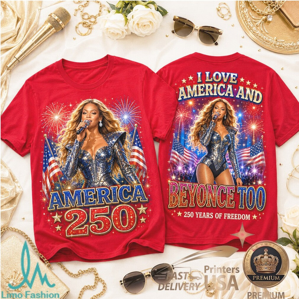 Beyonce America 250 Years Of Freedom Concert Graphic Shirt - Limotees LLC