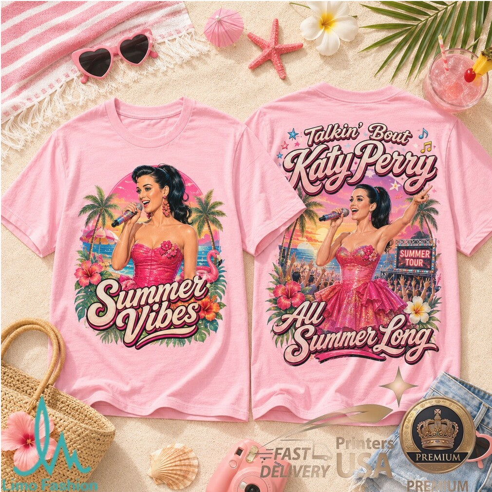 Katy Perry Summer Vibes Tropical Tour Concert Graphic Women Shirt - Limotees LLC