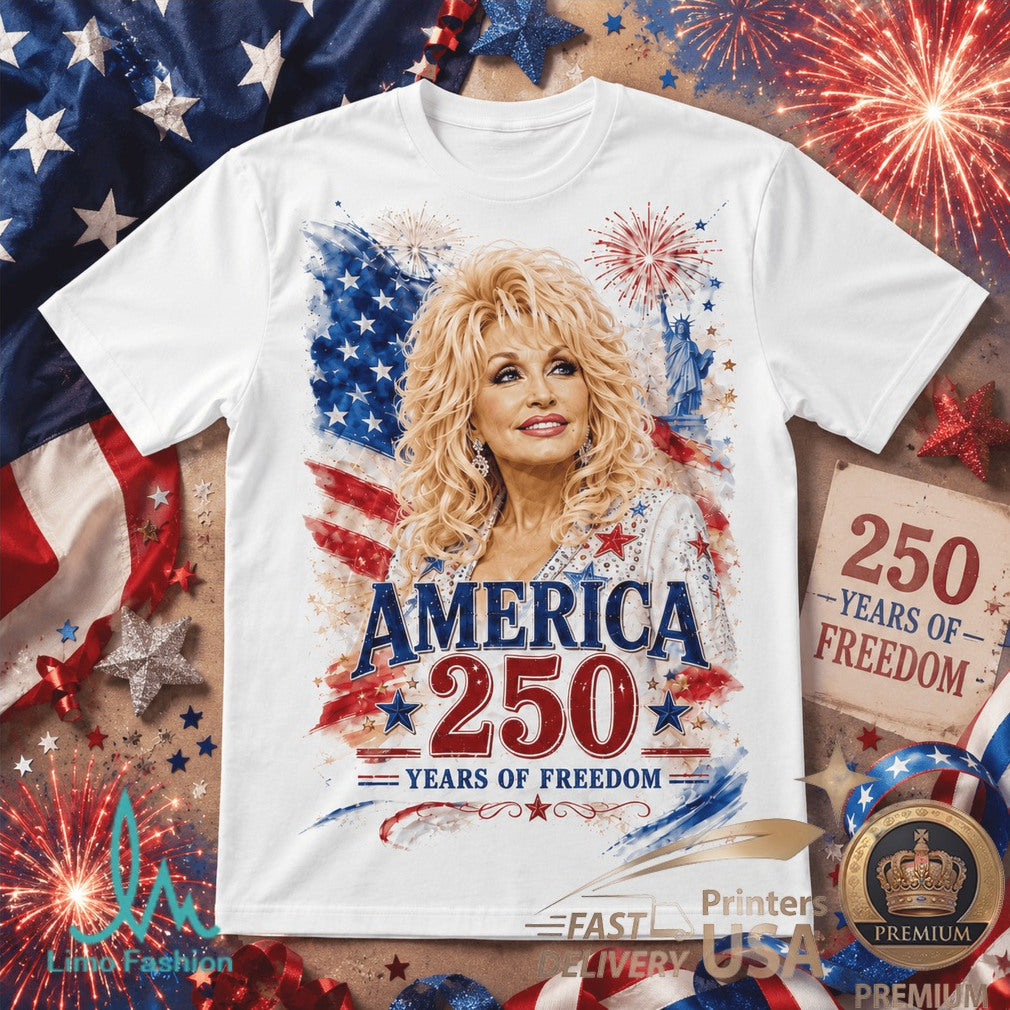 Dolly Parton Bless America 1776 2026 Patriotic Country Star Shirt - Limotees LLC