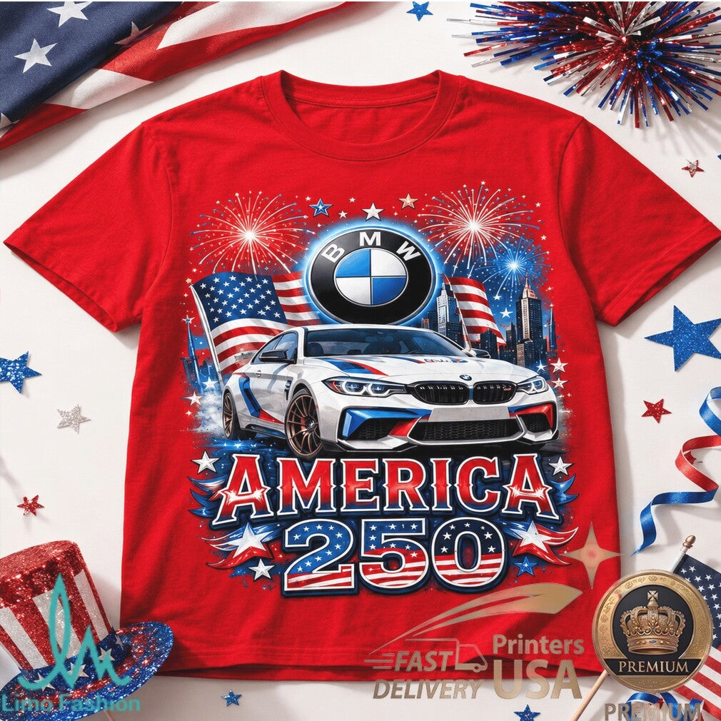 BMW America 250 Years of Freedom Patriotic Sport Shirt - Limotees LLC