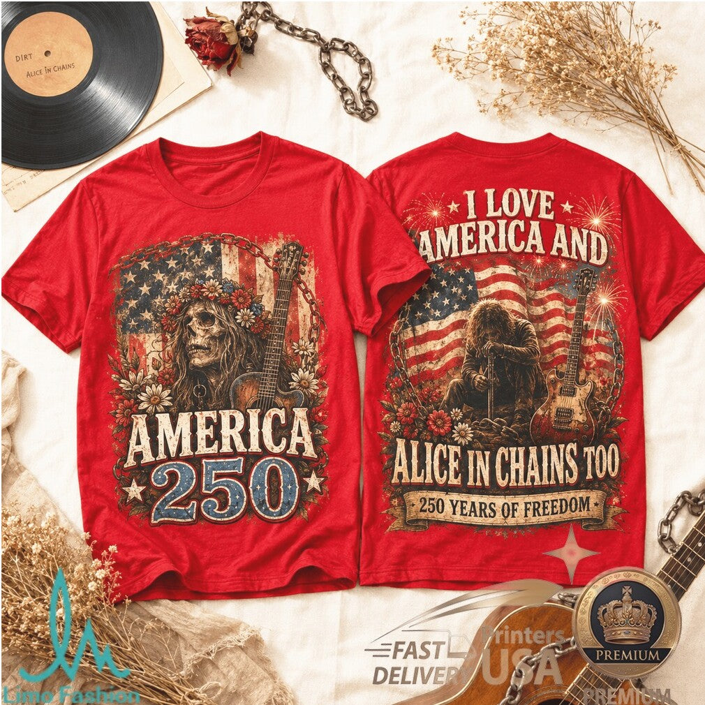 Alice In Chains America 250 Years Of Freedom Grunge Music Shirt - Limotees LLC