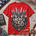 America 250 Years Of Freedom Rammstein Industrial Metal Shirt - Limotees LLC