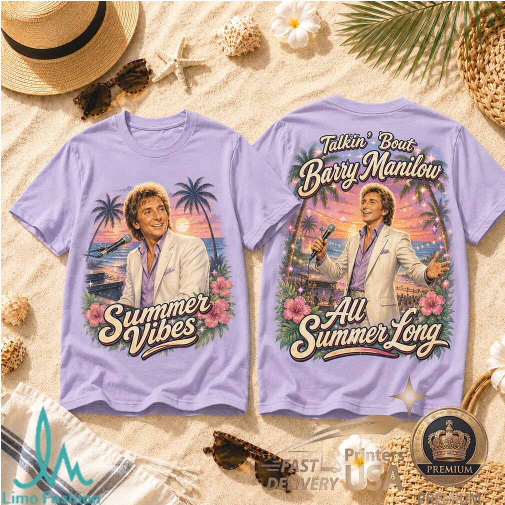 Barry Manilow Summer Vibes Concert Tour Vintage Aesthetic Shirt - Limotees LLC