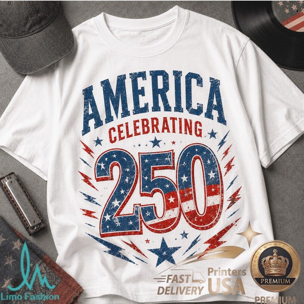 Bruce SpringsShirtn America 250 Years of American Spirit Rock Shirt