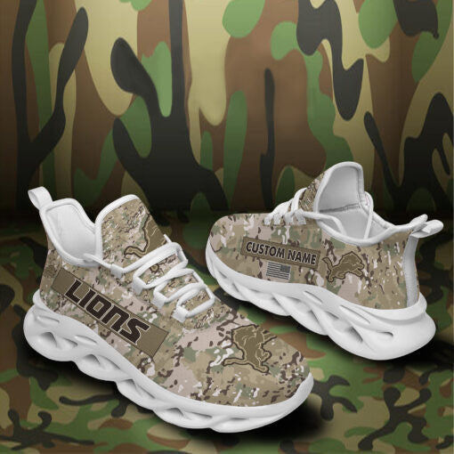 Detroit Lions Personalized Yezy Running Sneakers 928
