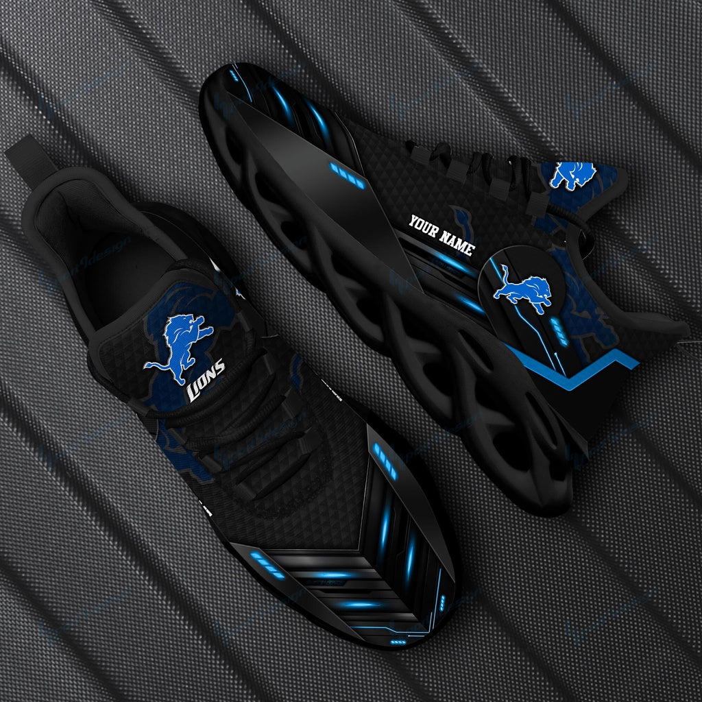 Detroit Lions Personalized Yezy Running Sneakers SPD235