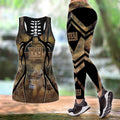 New York Giants Leggings And Tank Top BG247