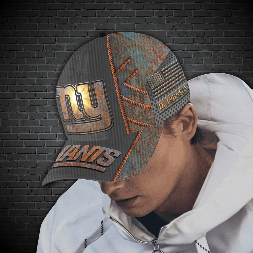 New York Giants Personalized Classic Cap BG198