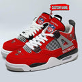 Tampa Bay Buccaneers Personalized AJ4 Sneaker BG321