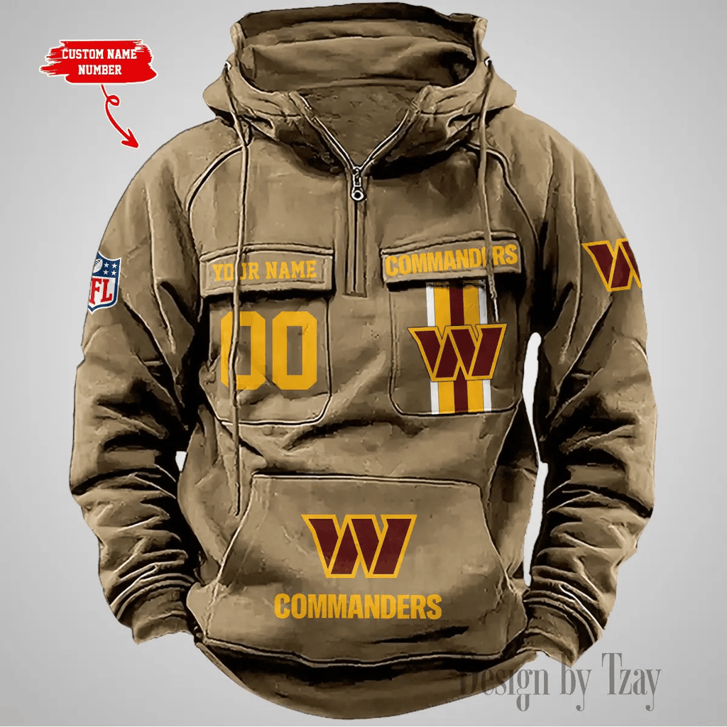 Washington Commanders Vintage Men Hoodie DV2 AZVMHD443