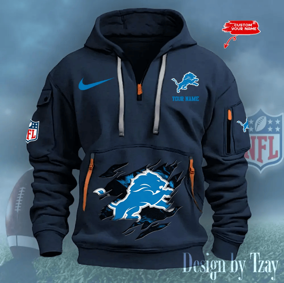 Detroit Lions Heavy Hoodies AZHEAVYHD194