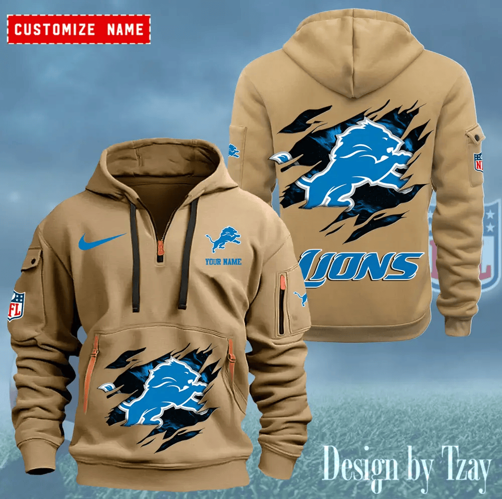 Detroit Lions Heavy Hoodies AZHEAVYHD194