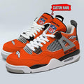 Denver Broncos Personalized AJ4 Sneaker BG344