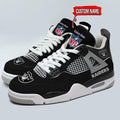 Las Vegas Raiders Personalized AJ4 Sneaker BG328