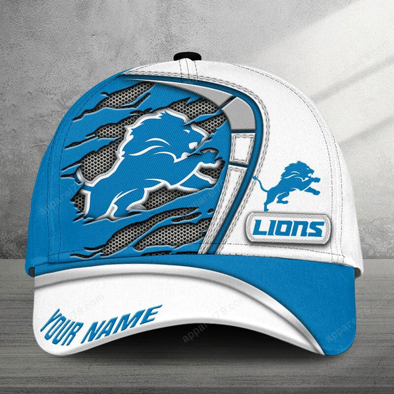 Detroit Lions Personalized Classic Cap AZCCAP437