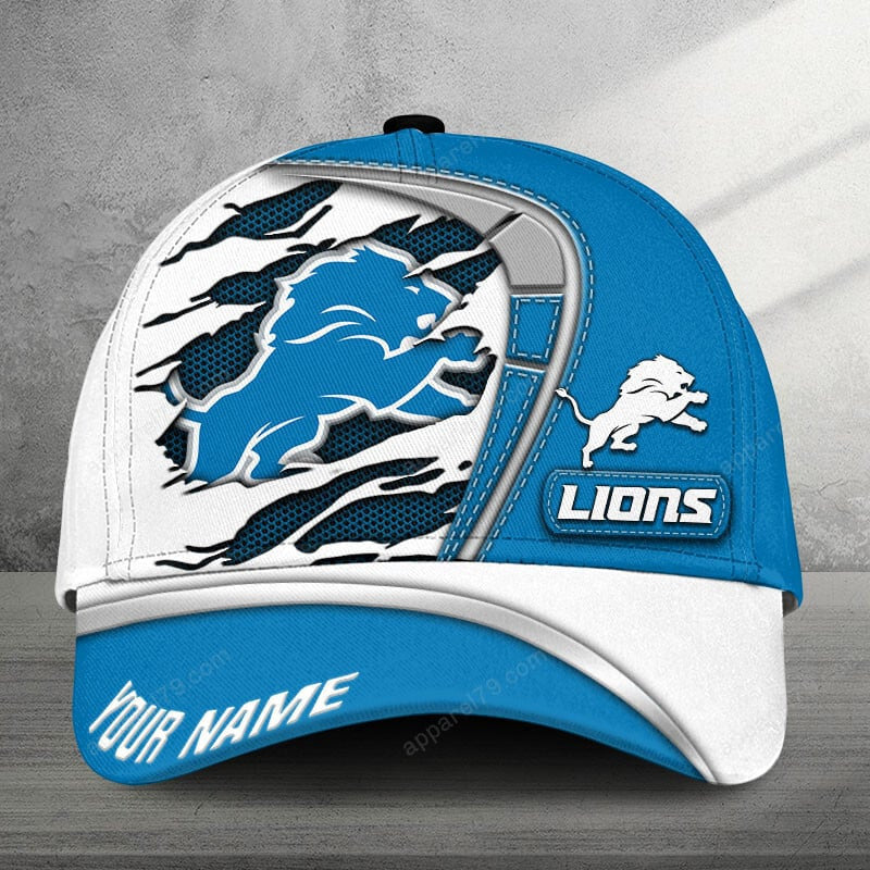 Detroit Lions Personalized Classic Cap AZCCAP437