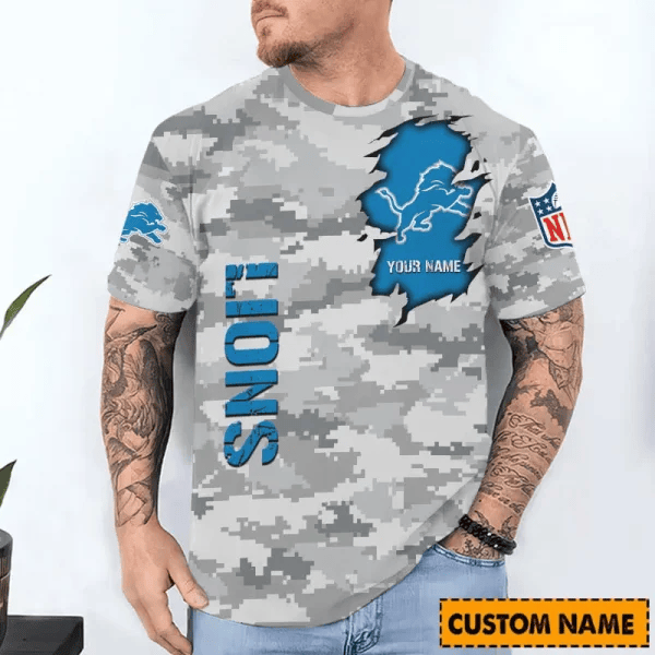 Detroit Lions T-Shirt Gift For Sport Fans AZTS921