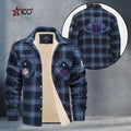 New York Giants Fleece Flannel Plaid Jacket MN24