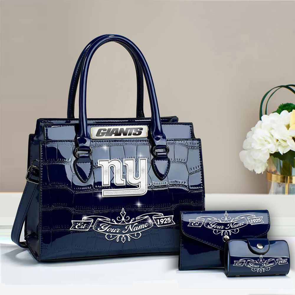 Buy the Handbag, Get the Wallet & Card Holder Free New York Giants VITRHB114