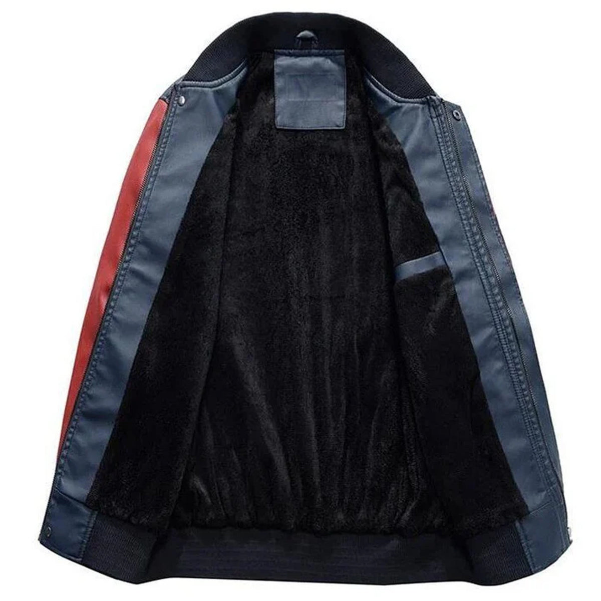 DMHQ0050 Detroit Lions Signature Series Leather Jacket — Plush Sherpa Lining