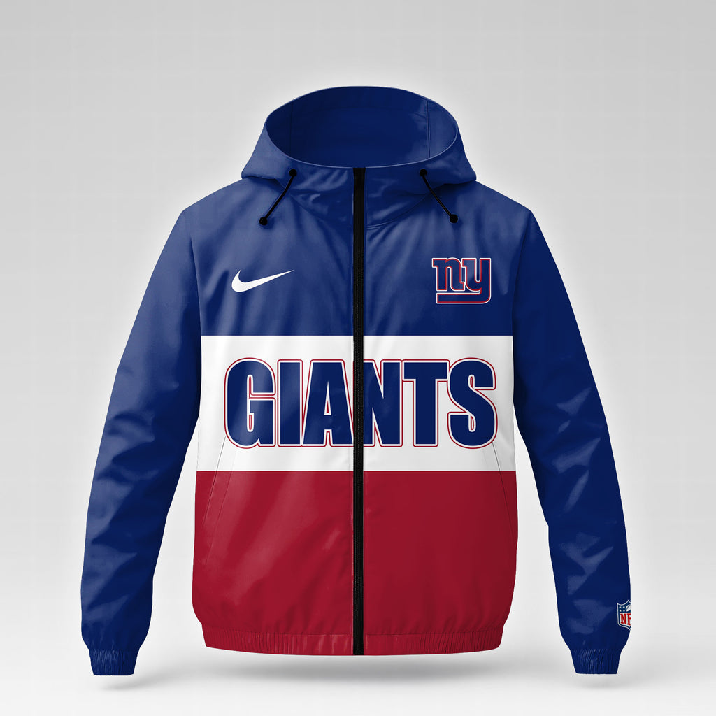 New York Giants | Premium NFL Strength Through Christ Windbreaker Jacket NTH1