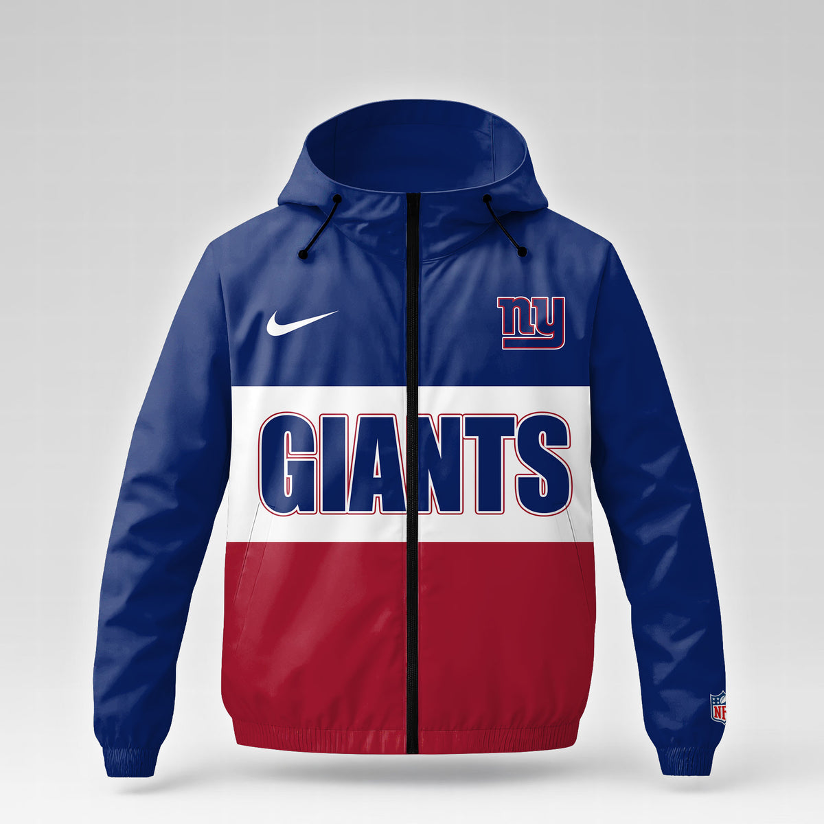 New York Giants | Premium NFL Strength Through Christ Windbreaker Jacket NTH1