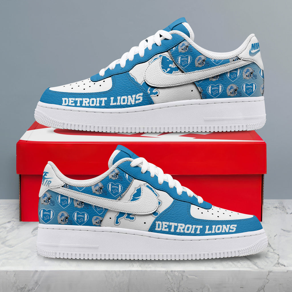 Detroit Lions | Premium NFL Gridiron Classic AF1 Shoes NTH1