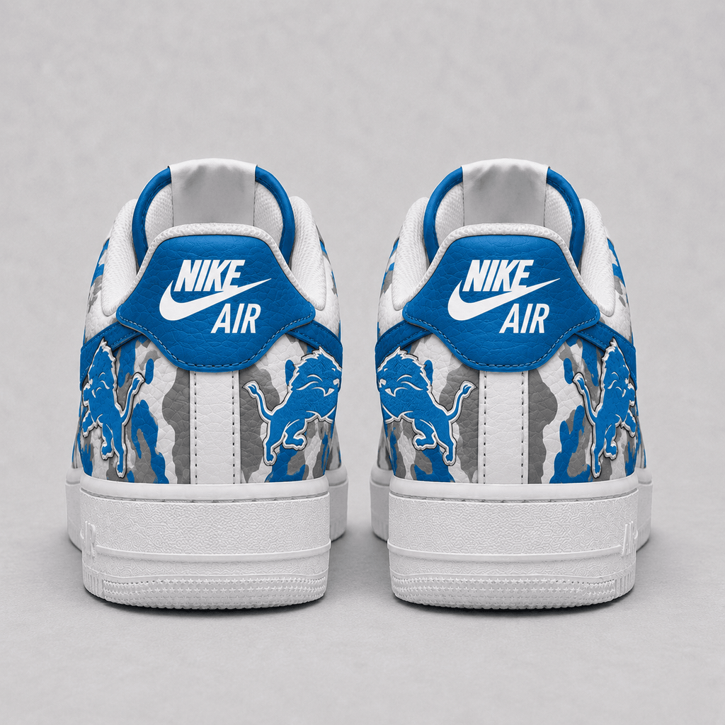 Detroit Lions | Premium NFL Team AF1 Shoes VA901