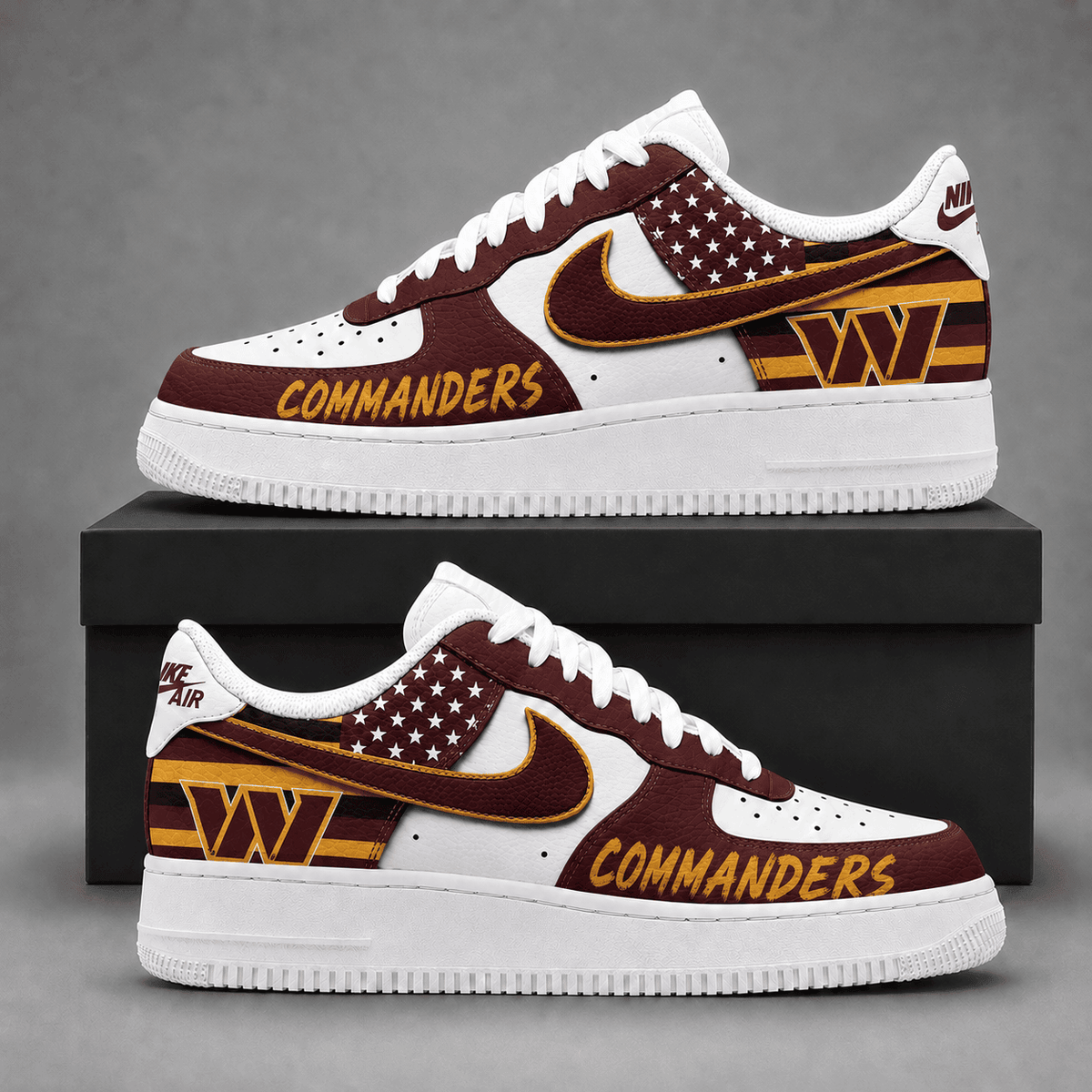 Washington Commanders | Premium American Football Team Limited AF1 Shoes NDN