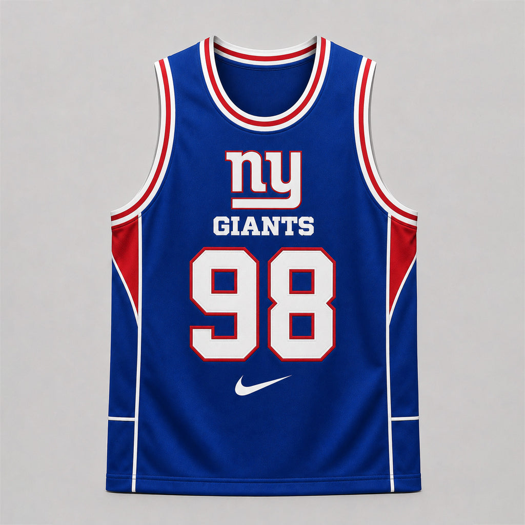 New York Giants | Premium NFL Custom Basketball Tank Top For Men And Women NDN