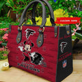 Atlanta Falcons Personalized Leather Hand Bag BB405