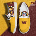 Washington Commanders Canvas Loafer Shoes