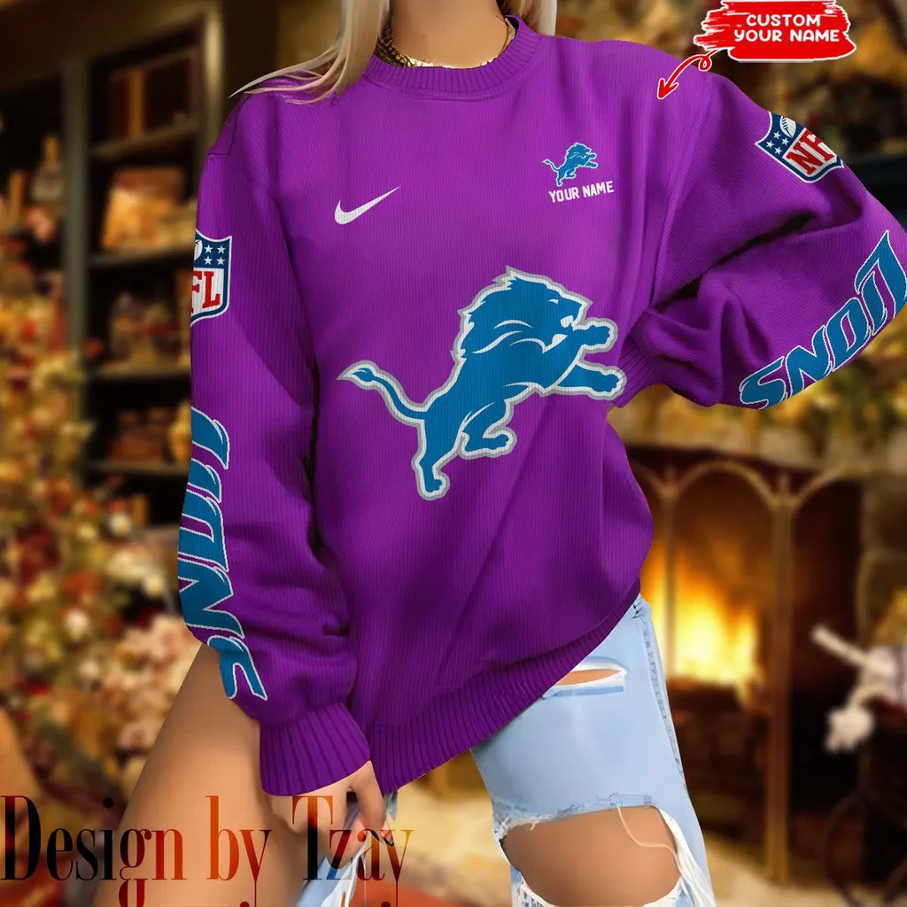 Detroit Lions New Woolen Sweater BGSWT195