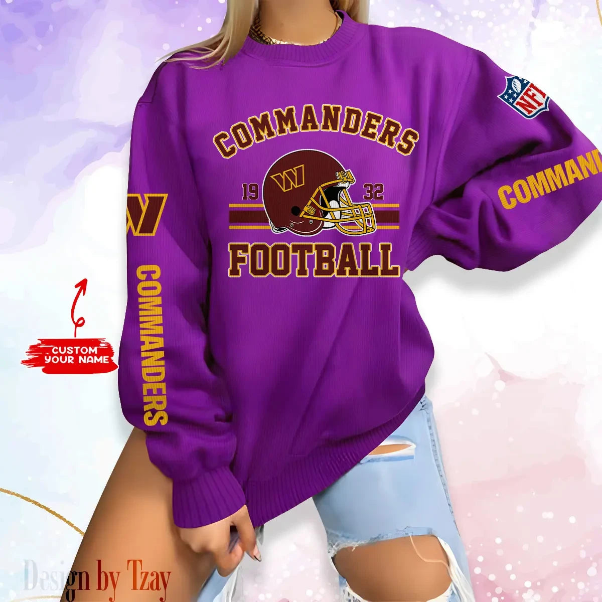 Washington Commanders Personalized Fashion Design New Woolen Sweater BGSWT248