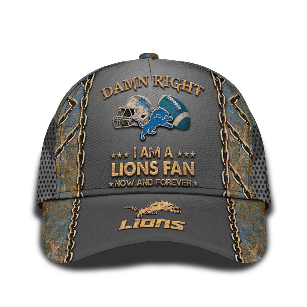 Detroit Lions Cap New Version Custom Your Name, Football Team Cap, Football Lovers Gifts ETRG-47700