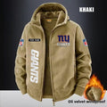 New York Giants Fleece Fashion Hooded Jacket Outdoor SPTFFHJ024