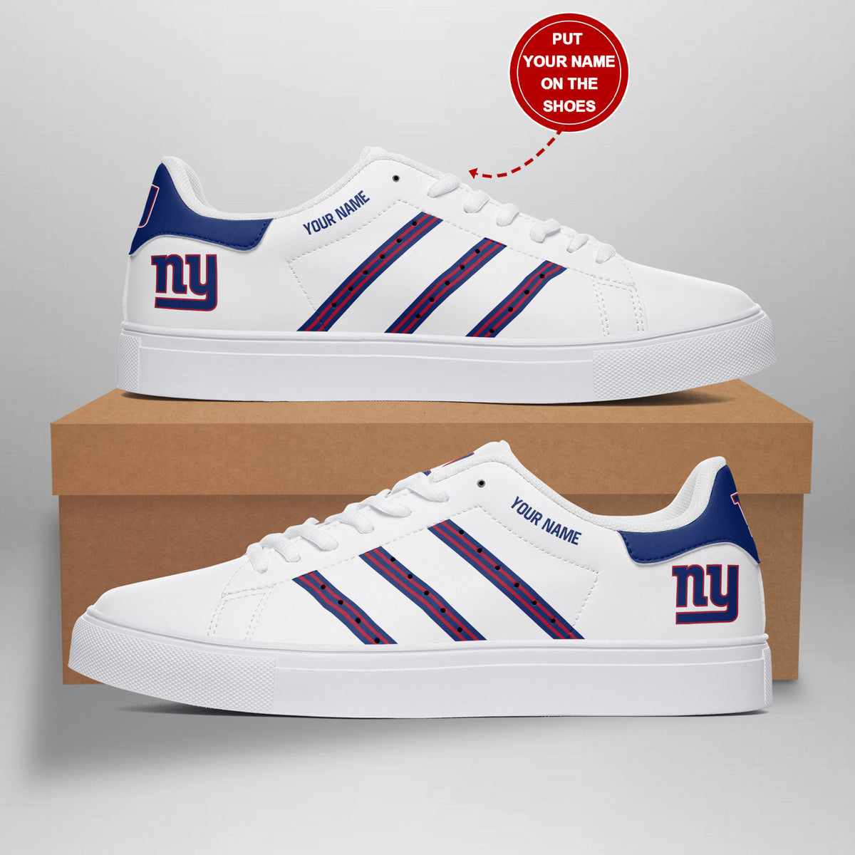 New York Giants Personalized SS Custom Sneakers S0309 BG376