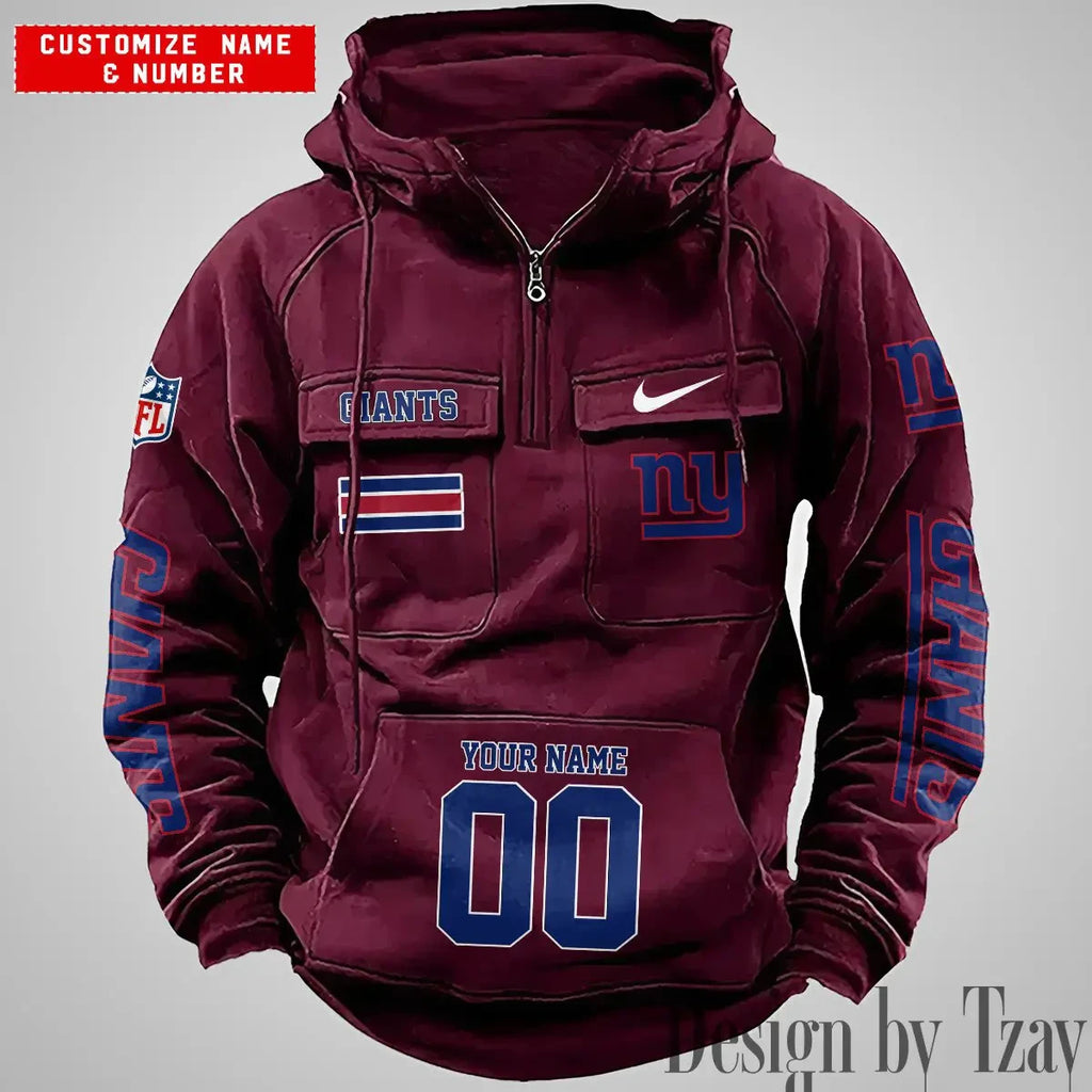 New York Giants Vintage Men Hoodies DV6 AZVMHD403